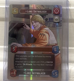 Star Wars Unlimited Showcase Card #1008 ~ Luke Skywalker Hero Of Yavin - Image 2
