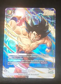 Son Goku FB08-055 Alternate Art Saiyan's Pride Dragon Ball English Card Fusion W - Image 2