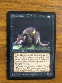 Plague Rats -Alpha MTG - Image 5