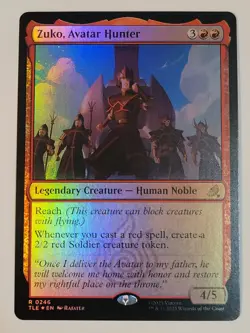 Zuko, Avatar Hunter -Foil- Avatar The Last Airbender Eternal TLA TLE mtg NM/M - Image 1