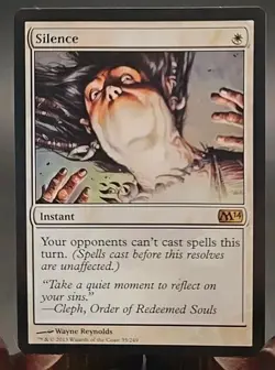 Silence Core Set 2014 (M14) MTG Regular Near Mint - Image 1
