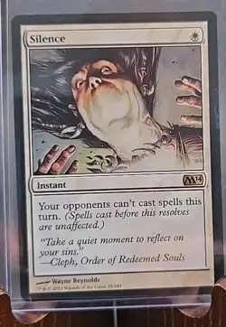 Silence Core Set 2014 (M14) MTG Regular Near Mint - Image 3
