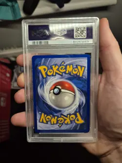 Pokemon TCG Vaporeon Jungle 12/64 Holo 1st Edition Holo Rare PSA 7 - Image 2
