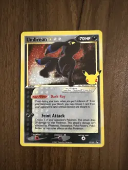 Pokemon TCG Umbreon Gold Star 17/17 Celebrations Classic Collection - Image 1