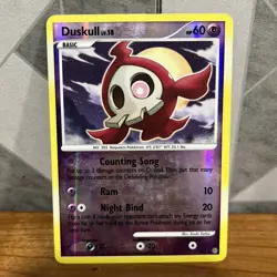 Duskull Shiny SH2 Reverse Holo Rare D&P Stormfront Secret Rare Pokemon TCG LP - Image 1