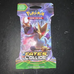 Pokemon TCG XY Fates Collide Sleeved Booster Pack Alakazam Art - Image 1