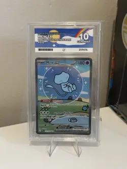Pokemon TCG Bubble Mew EX 232/091 Paldean Fates Sir Ace 10 Gem Mint Perfect Subs - Image 1