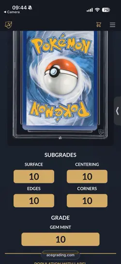 Pokemon TCG Bubble Mew EX 232/091 Paldean Fates Sir Ace 10 Gem Mint Perfect Subs - Image 3