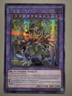 YUGIOH GLADIATOR BEAST CLAUDIUS ASIA ENGLISH EDITION SUDA-AE038 SECRET RARE - Image 1