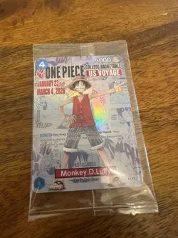 Monkey D Luffy (College Basketball US Voyage) One Piece Promotion - Sealed - Image 2