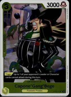 Capone"Gang"Bege Foil Premium Booster -The Best- One Piece #OP04-100 - Image 1