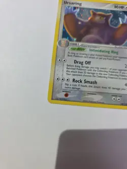 Pokemon TCG Ursaring EX Unseen Forces Holo Card 18/115 Rare - Image 3