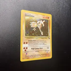 Hitmonlee Fossil Set Holo Card 7/62 Pokemon TCG - Image 2