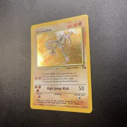 Hitmonlee Fossil Set Holo Card 7/62 Pokemon TCG - Image 3