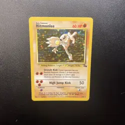 Hitmonlee Fossil Set Holo Card 7/62 Pokemon TCG - Image 5