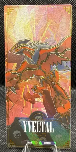 NON TCG Pokemon Elf Eif Origin Collection 3.0 Yveltal Ticket Stub Tall Card Rare - Image 1