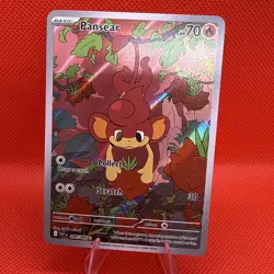 Pokemon TCG SV White Flare Pansear 099/086 Illustration Rare Card NM Condition - Image 1
