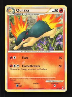 Quilava 49/95 HP Call of Legends English Pokemon Card TCG - Image 1