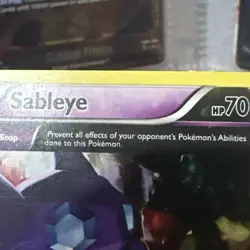 Pokemon TCG Sableye Black Star Promos Holo Card XY92 - Image 3