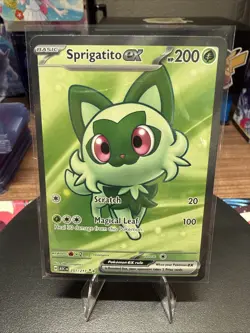 Pokemon TCG Sprigatito EX Full Art Card 251/217 Ascended Heroes Ultra Rare NM - Image 1
