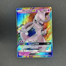 Mewtwo GX 31/68 Hidden Fates NM Ultra Rare Pokemon Card TCG - Image 1