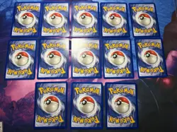 Pokemon 1st Edition Fossil Lot Of 13 Cards Common And Uncommon - Image 2