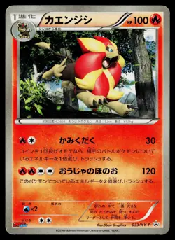 Pyroar 033/XY-P Promo CoroCoro Pokemon Japanese Moderately Played - Image 1