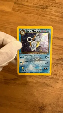 Dark Blastoise 1st Edition Holo - Pokemon Team Rocket Set 2000 - 3/82 Near Mint - Image 1