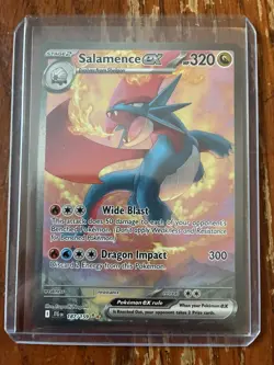 Pokemon TCG Salamence ex 187/159 Journey Together SIR - Image 1