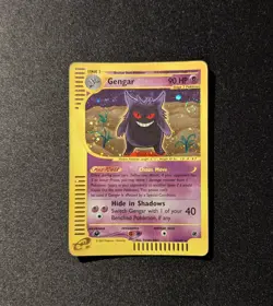 Pokemon EXPEDITION - #13/165 Gengar - Holo - ENG - SWIRL - Moderately Played - Image 3