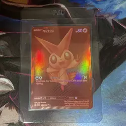 Pokemon Victini 172/086 White Flare Black and White Rare English TCG - Image 1