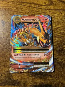 M Charizard EX 13/108 Ultra Rare 2016 Pokemon XY Evolutions Holo Ungraded MP - Image 1
