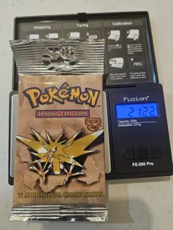 1999 Pokemon Fossil Unlimited Sealed Booster Pack Art Set Of 3 Heavy Packs - Image 3