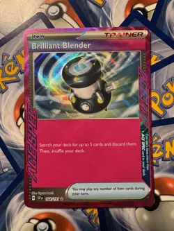 Brilliant Blender 164/191– Pokemon TCG Surging Sparks – ACE Rare Holo – M/NM - Image 1