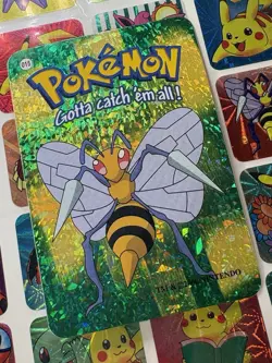 Pokemon Charizard Vintage Pocket Monsters Vending HOLO Prism Sticker 99 Nintendo - Image 4