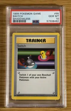 2000 Pokemon Game Promo Ancient Mew PSA 7 1999 Potion Shadowless 94 95 97 98 LOT - Image 4