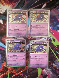 Gengar 094/165 Cosmos Holo Pokemon 151 Sam’s Club Promo Lot 4 (3 W/ Swirls) 🌀 - Image 1