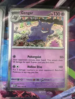 Gengar 094/165 Cosmos Holo Pokemon 151 Sam’s Club Promo Lot 4 (3 W/ Swirls) 🌀 - Image 5