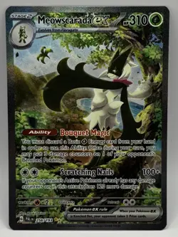 Pokemon Meowscarada ex SV02: Paldea Evolved #256/193 - Image 1