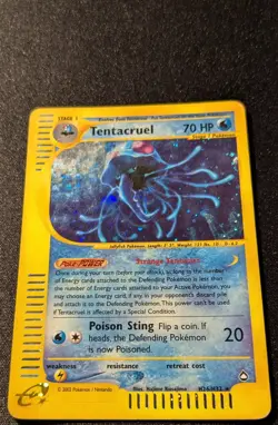 Pokemon AQUAPOLIS - #H26/H32 Tentacruel - Holo - ENG - SWIRL - Moderately Played - Image 4