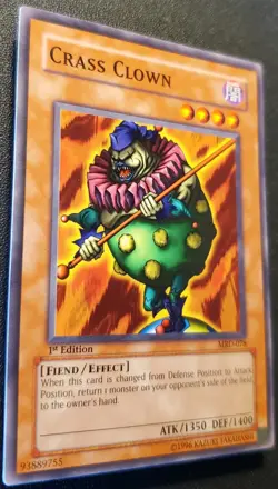 Yu-Gi-Oh! Crass Clown - MRD-078 - 1st Edition Vintage 2002 Near Mint - Image 2