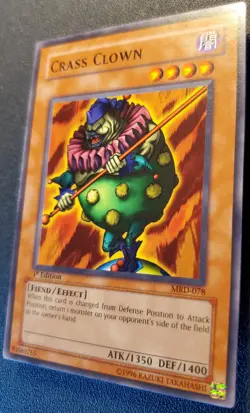 Yu-Gi-Oh! Crass Clown - MRD-078 - 1st Edition Vintage 2002 Near Mint - Image 3