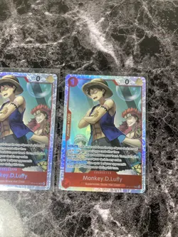 One Piece OP14-013 Monkey.D.Luffy SR The Azure Sea's Seven 2x English Playable! - Image 3