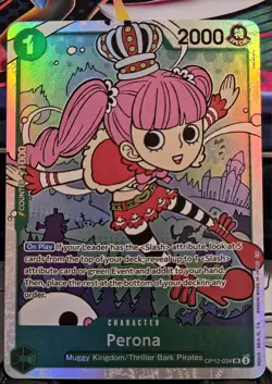 PERONA - One Piece TCG OP12-034 - SR Super Rare - Legacy of the Master - Image 1