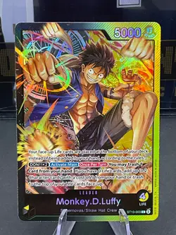 Monkey.D.Luffy (003) ST13-003 Ultra Deck : The Three Brothers Foil - Image 1