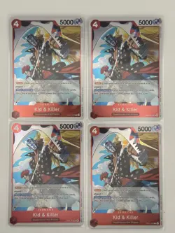 Kid & Killer - Playset x4 EB01-003 - Memorial Collection Rare One Piece Card TCG - Image 1