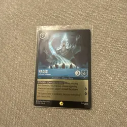 Disney Lorcana Hades Infernal Schemer 151/204 EN NM Fabled Legendary Cold Foil - Image 1