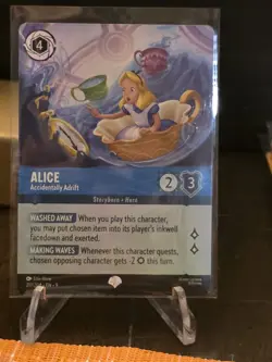 Disney Lorcana Fabled Alice - Accidentally Adrift (Epic) 217/204 Holo - Image 1