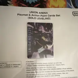 Bandai Namco Union Arena Solo Leveling Sung Jinwoo Playmat - BNCD 25/26 - Image 2