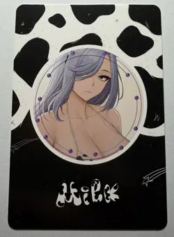 SEXY HEROINE WAIFU MILKY Shenhe GENSHIN IMPACT ACG PREMIUM HOLOFOIL CARD NM - Image 2